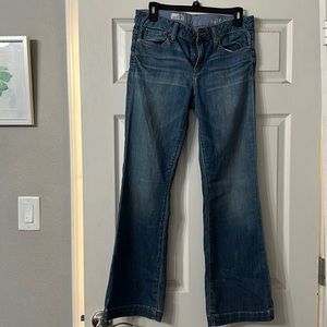 GAP Trouser Flare Blue Jeans Wide Leg Vintage 4/27